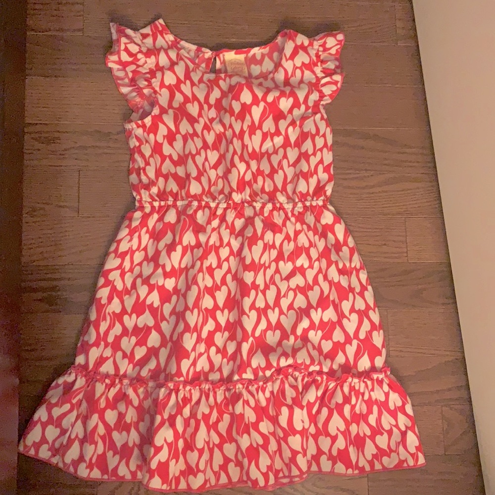 Kids heart print dress